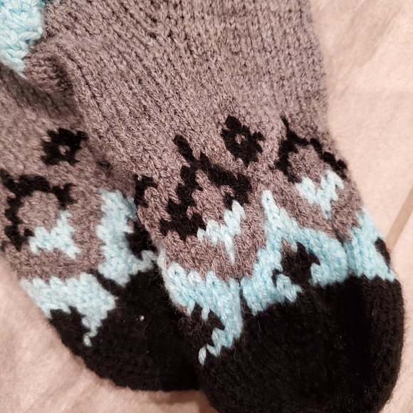 Handmade knee high socks - Picture 3 of 6